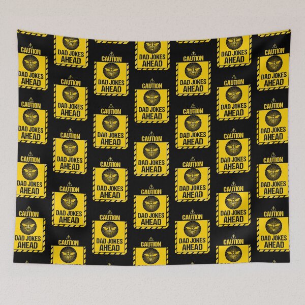 Item preview, Caution Dad Jokes Ahead  designed and sold by OptimumPins.