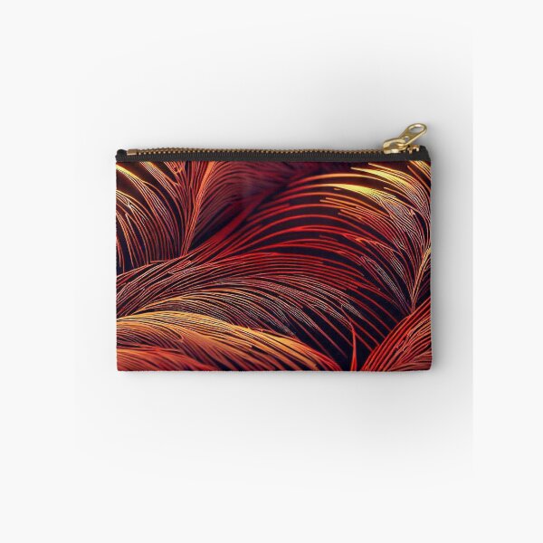 Item preview, Red and amber seamless feathers pattern designed and sold by TomFrontierArt.