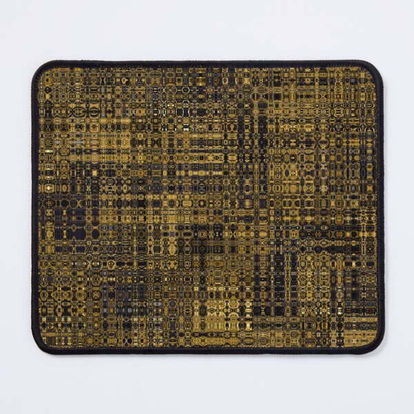 Item preview, Artistic and Creative Abstract Square and Tile Intricate Design Pattern in Gold designed and sold by Trevor Hirst.
