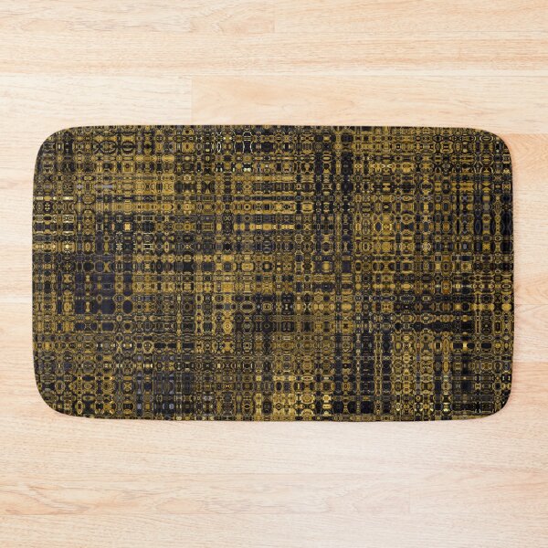 Item preview, Artistic and Creative Abstract Square and Tile Intricate Design Pattern in Gold designed and sold by Trevor Hirst.