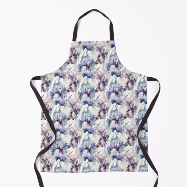 Item preview, Watercolour Iris Floral Pattern designed and sold by sandy3105.