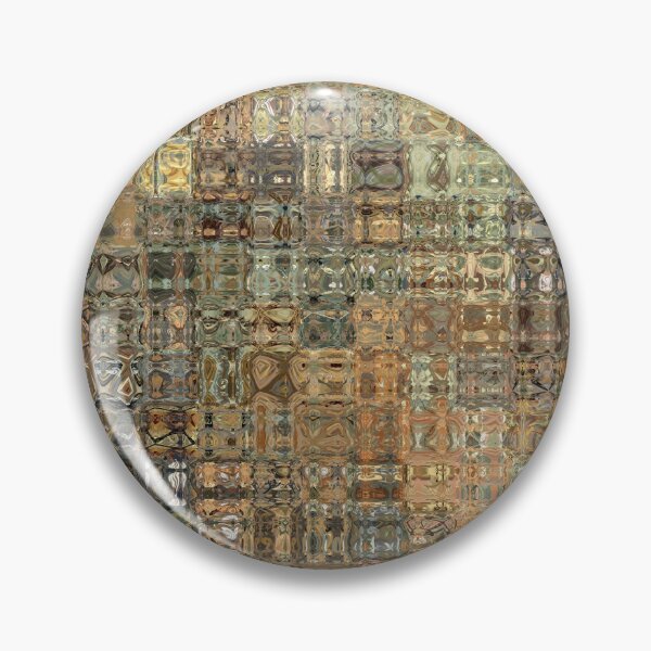 Item preview, Artistic and Creative Abstract Square and Tile Intricate Design Pattern in Browns designed and sold by Trevor Hirst.