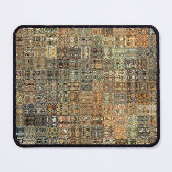 Item preview, Artistic and Creative Abstract Square and Tile Intricate Design Pattern in Browns designed and sold by Trevor Hirst.