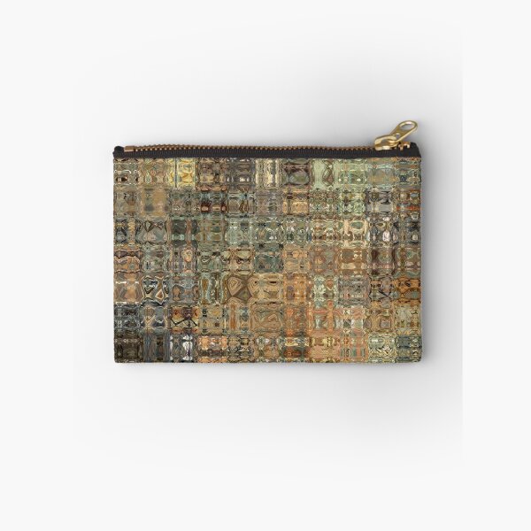 Item preview, Artistic and Creative Abstract Square and Tile Intricate Design Pattern in Browns designed and sold by Trevor Hirst.