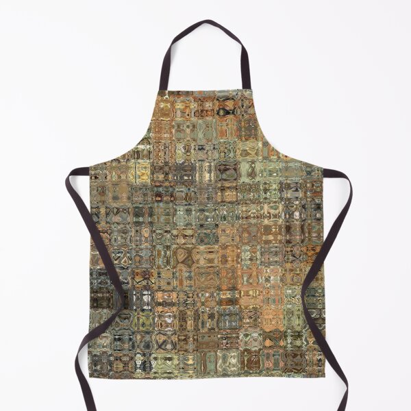 Item preview, Artistic and Creative Abstract Square and Tile Intricate Design Pattern in Browns designed and sold by Trevor Hirst.