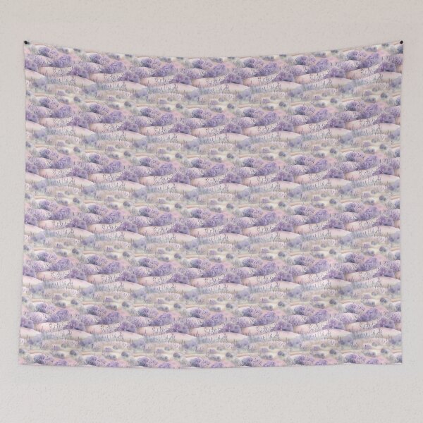 Artikelvorschau, Watercolour Wild Lavender Pattern entworfen und verkauft von sandy3105.