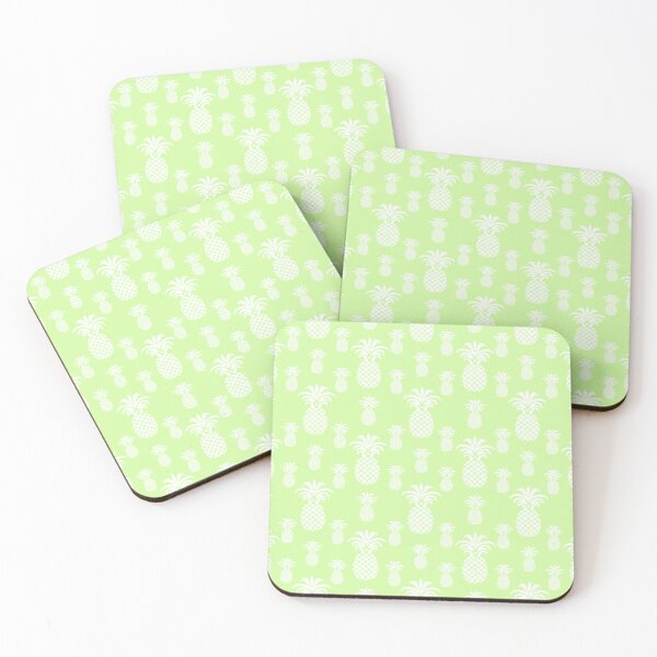 Item preview, pineapple white light green 6 designed and sold by Digitally-Me.