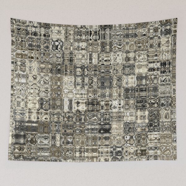 Item preview, Artistic and Creative Abstract Square and Tile Intricate Design Pattern in Beige designed and sold by Trevor Hirst.