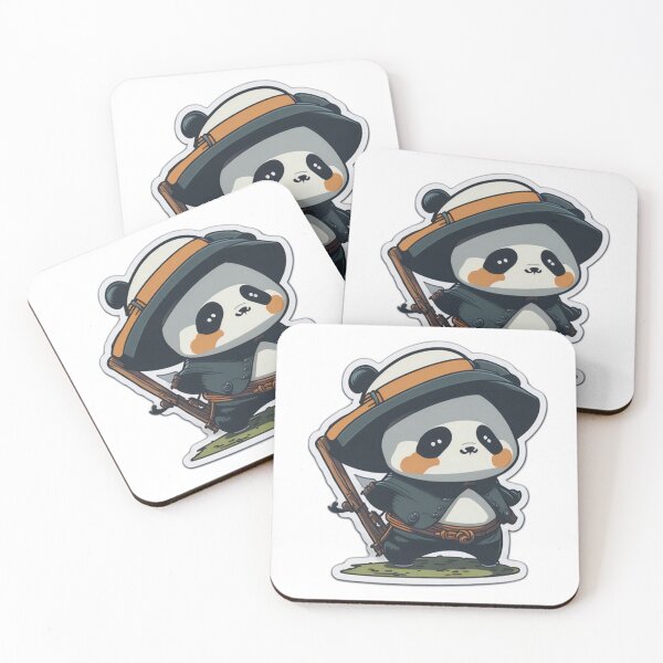 Item preview, Cute ninja panda designed and sold by stickerbuddy01.
