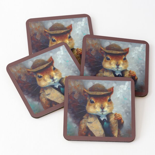 Item preview, Squirrel Sherlock Holmes designed and sold by CrankyOldDude.