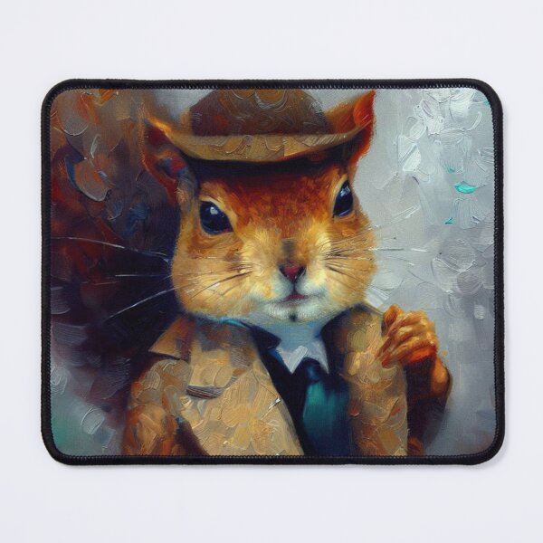 Item preview, Squirrel Sherlock Holmes designed and sold by CrankyOldDude.