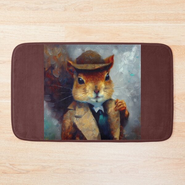 Item preview, Squirrel Sherlock Holmes designed and sold by CrankyOldDude.