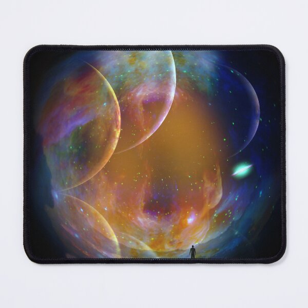 Item preview, Man in dark space tunnel designed and sold by rolffimages.