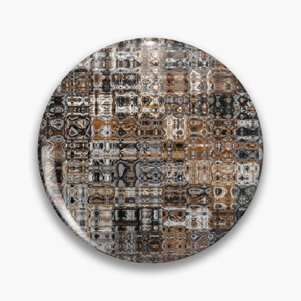 Item preview, Artistic and Creative Abstract Square and Tile Intricate Design Pattern in Brown designed and sold by Trevor Hirst.