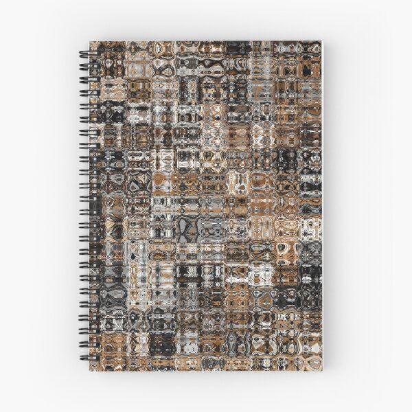 Item preview, Artistic and Creative Abstract Square and Tile Intricate Design Pattern in Brown designed and sold by Trevor Hirst.
