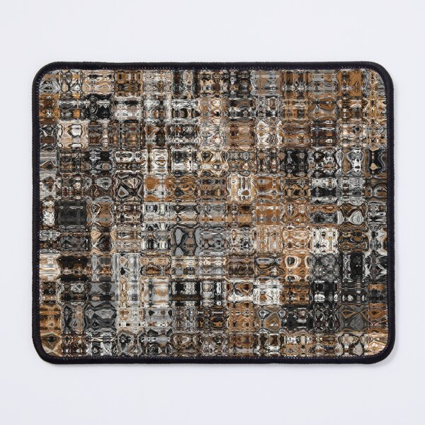 Item preview, Artistic and Creative Abstract Square and Tile Intricate Design Pattern in Brown designed and sold by Trevor Hirst.