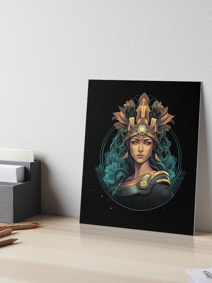 Athena Greek Goddess' Poster, picture, metal print, paint by Biglui
