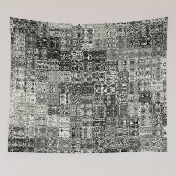 Item preview, Black and White Artistic and Creative Abstract Square and Tile Intricate Design Pattern designed and sold by Trevor Hirst.