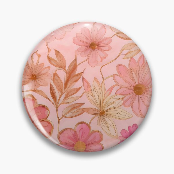 Item preview, PINK DAISY FLOWERS ROMANTIC ART PATTERN designed and sold by digitalartlb.