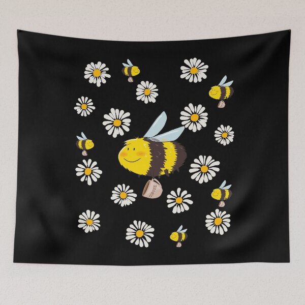Item preview, Daisy Chamomile Bees & Marguerites Daisies Flower Gardeners designed and sold by r-silver.