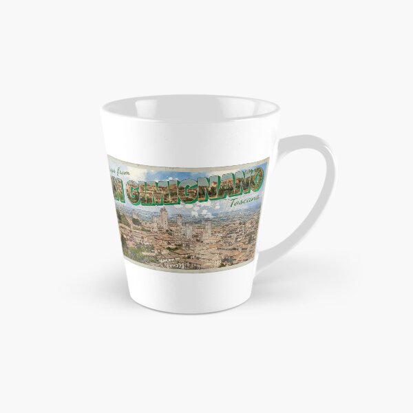 Artikelvorschau, Grüße aus San Gimignano Retro-Souvenir im Vintage-Stil entworfen und verkauft von DeveloperProp0.