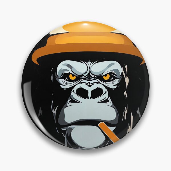 Item preview, Gorilla gangster - (design with transparent background) designed and sold by Gothicpower.