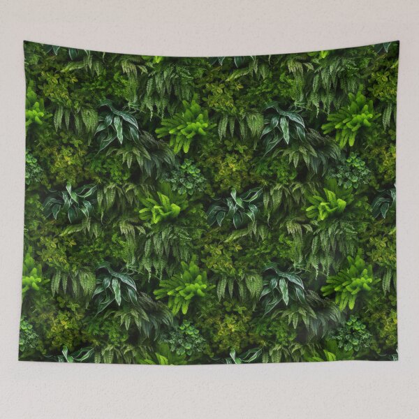 Item preview, Bird's Nest Fern Pattern: Asplenium Nidus Elegance - Maixibilionoxis Vertical Garden Collection designed and sold by Maixibilionoxis.