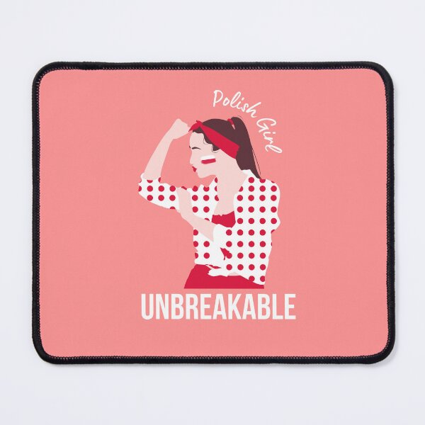 Item preview, Unbreakable Polish Girl, Polska Poland Flag designed and sold by InnaPo ⭐⭐⭐⭐⭐.