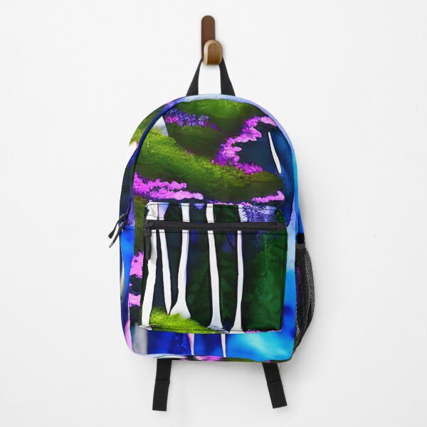 Item preview, Violet Serenity: Art Featuring Reflective Waters and Lavender Colored Blossoms - Unique Rare Image designed and sold by Bridie OBrien.