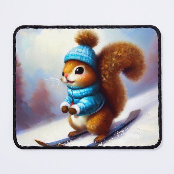 Item preview, Squirrel Skiing designed and sold by CrankyOldDude.