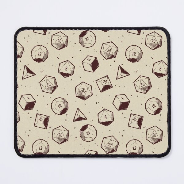 Item preview, DnD dice seamless pattern - vintage designed and sold by Madam-G-Art.