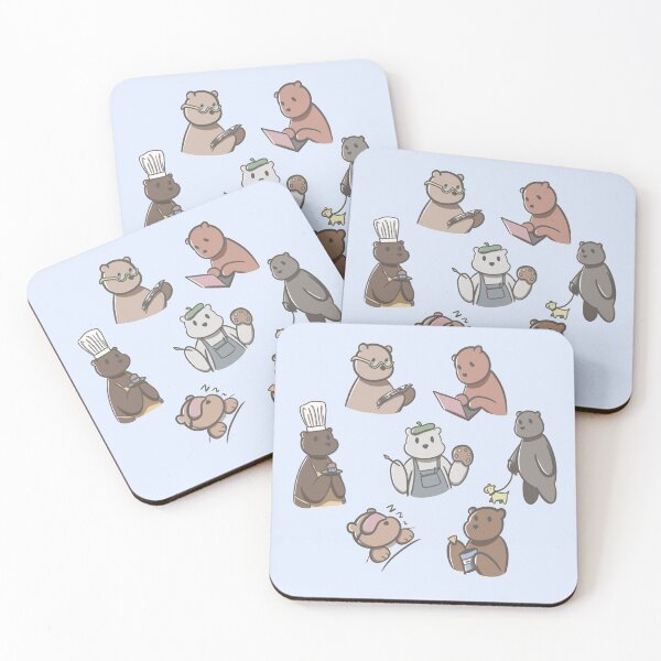 Item preview, Bears doing things designed and sold by fuzzy frog socks.