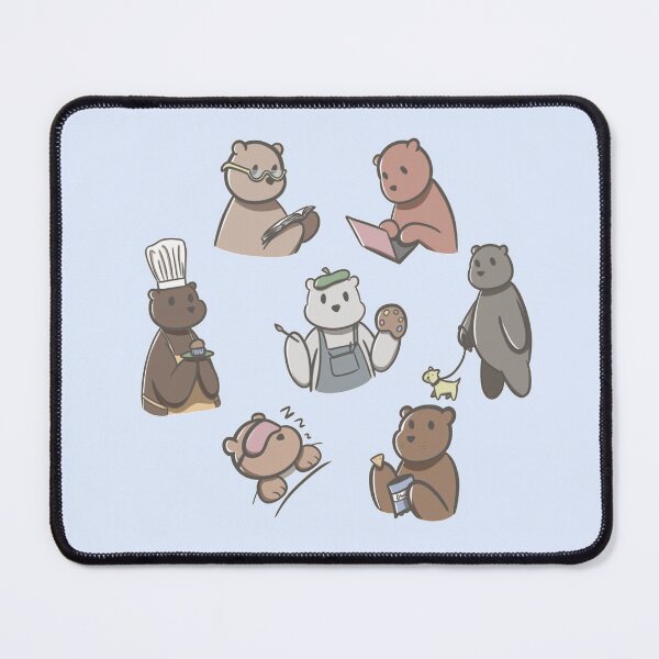 Item preview, Bears doing things designed and sold by fuzzy frog socks.