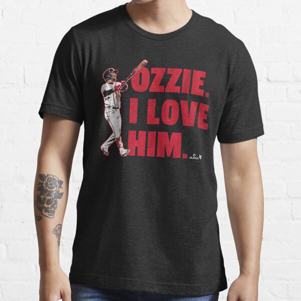 Ozzie Albies: I Love Him, Women's V-Neck T-Shirt / Extra Large - MLB - Sports Fan Gear | breakingt