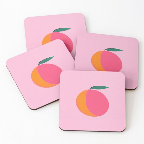 Artikelvorschau, Vibrant Apricot Fruit Retro Poster Living Room entworfen und verkauft von PinkNomad.