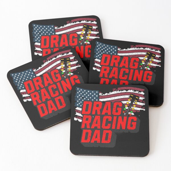 Item preview, Drag Racing Dad USA American Flag Drag Racer Race Track Fathers Day Merica  designed and sold by CarantinedChaos.