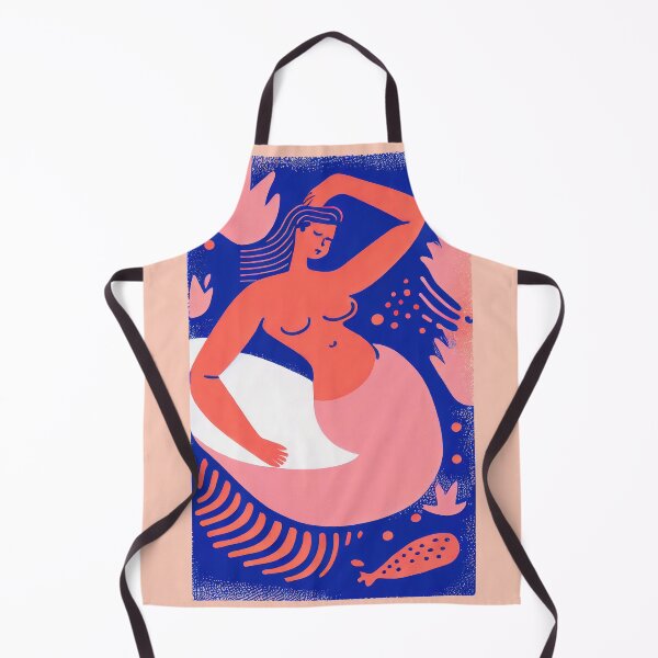 Item preview, Fantasy Underwater Mermaid Retro Poster Bedroom designed and sold by PinkNomad.