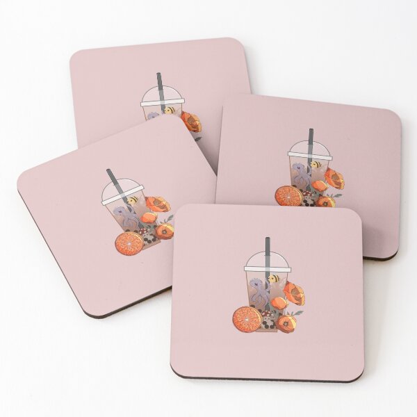Item preview, Boba tea with cute creatures inside designed and sold by OmoriMaiko.