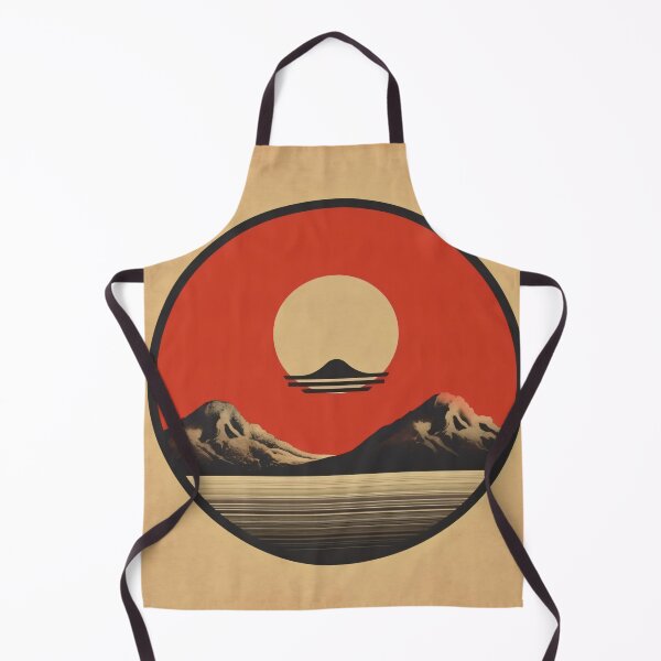 Item preview, Minimalistic Retro Japanese Wall Art | Mountain Melodies designed and sold by Bored Elon.