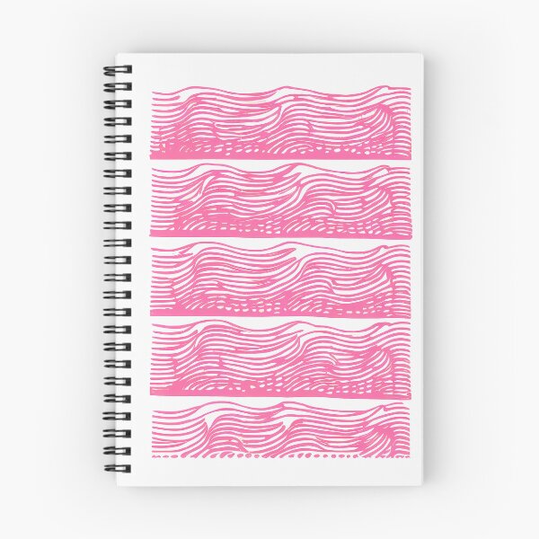 Item preview, Pink Wave Abstract Retro Poster Living Room designed and sold by PinkNomad.