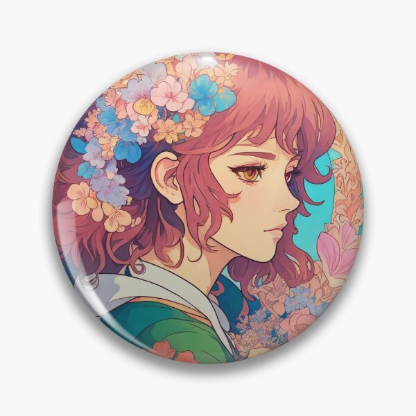 Item preview, Girl Adorned with Nature's Grace designed and sold by pkk1designsart.