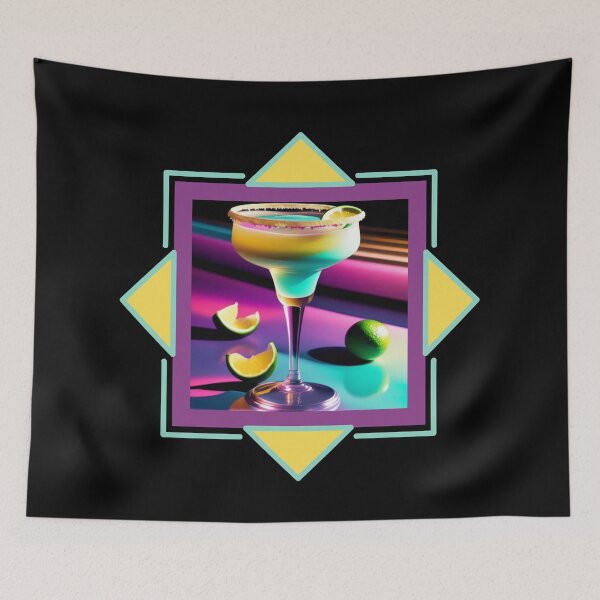 Item preview, Margarita Tequila Drinking 1980 S Retro Aesthetic Feelin Salty designed and sold by SunfullyYours.