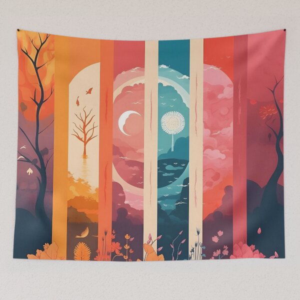 Item preview, Five ELEMENTS abstract imagination Classic designed and sold by DaytoNightCo.
