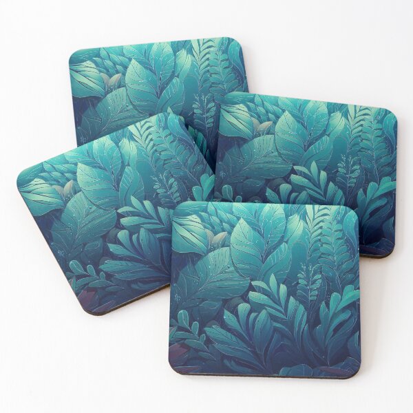 Item preview, Green forest plants pattern designed and sold by TomFrontierArt.