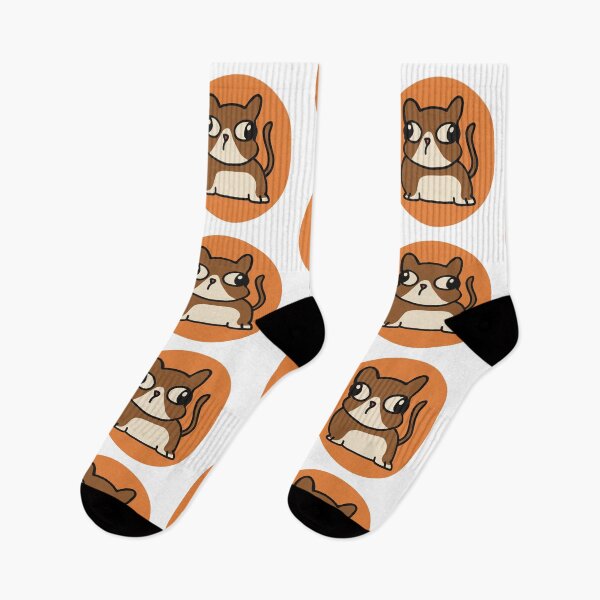 Item preview, Silly brown cat designed and sold by BeastlyBestie.