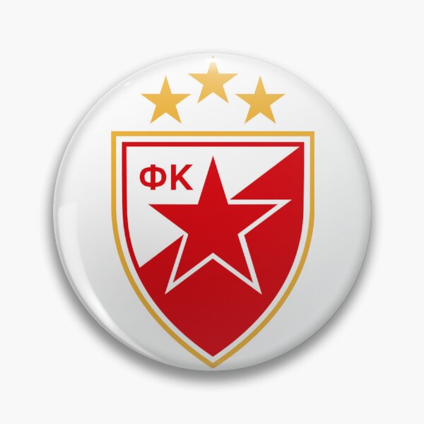 Item preview, FK Crvena Zvezda amblem with 3 stars designed and sold by moonwalk00.