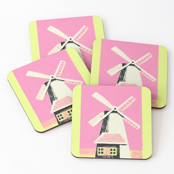 Item preview, Vintage Windmill Timeless Art Print designed and sold by PinkNomad.