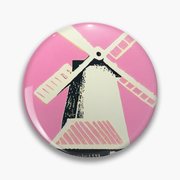 Item preview, Vintage Windmill Timeless Art Print designed and sold by PinkNomad.