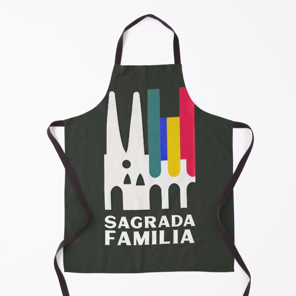 Item preview, Sagrada Familia Retro Poster Minimalist Architectural Beauty designed and sold by PinkNomad.