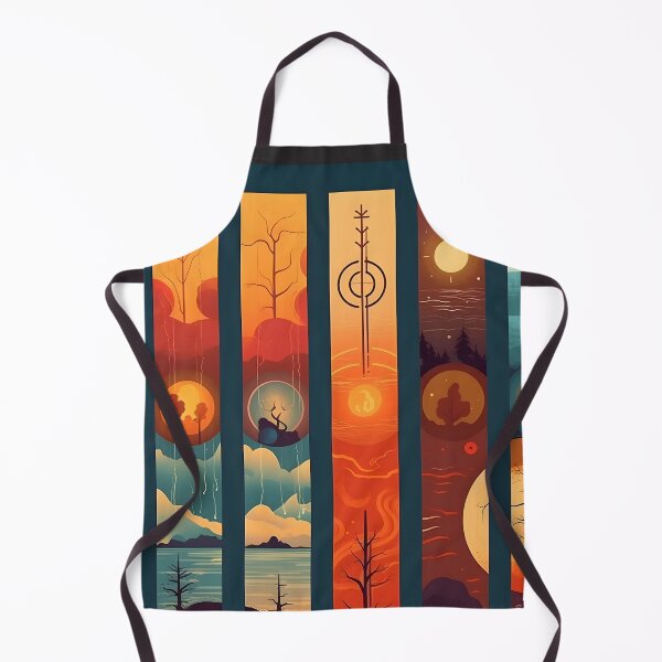 Item preview, Five ELEMENTS abstract imagination Classic designed and sold by DaytoNightCo.